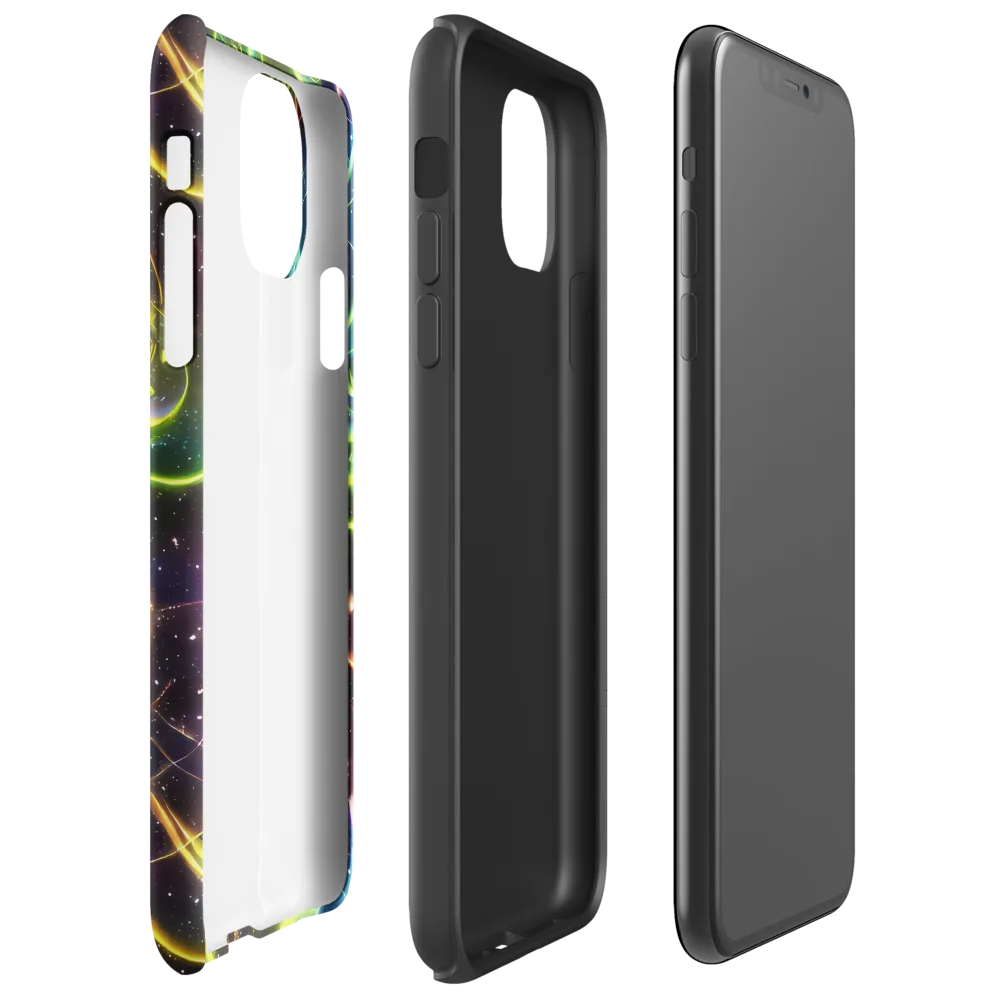 Orbiting Euphoria on Tough Case for iPhone® — Right
