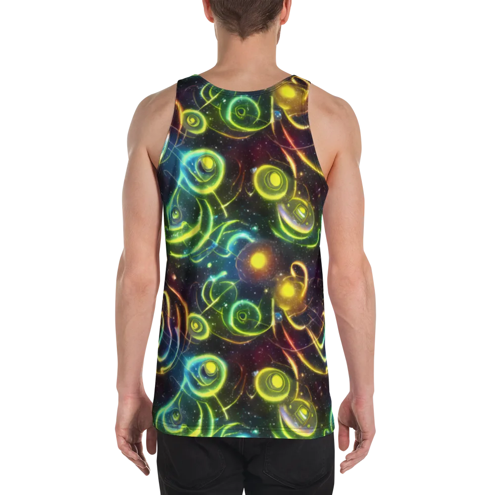 Orbiting Euphoria on Men's Tank Top — Back