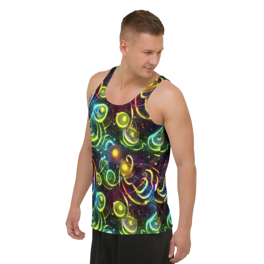 Orbiting Euphoria on Men's Tank Top — Left Front