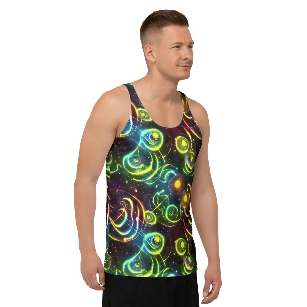 Orbiting Euphoria on Men's Tank Top — Right Front