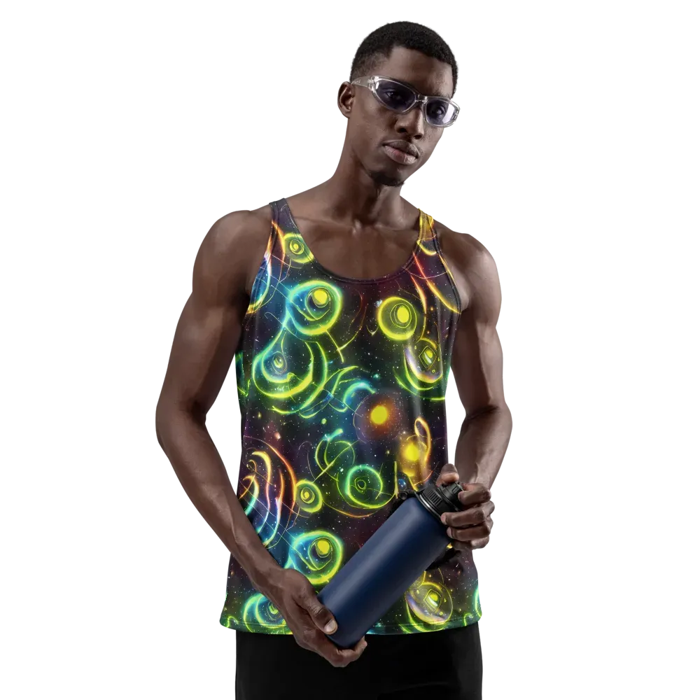 Orbiting Euphoria on Men's Tank Top — Front