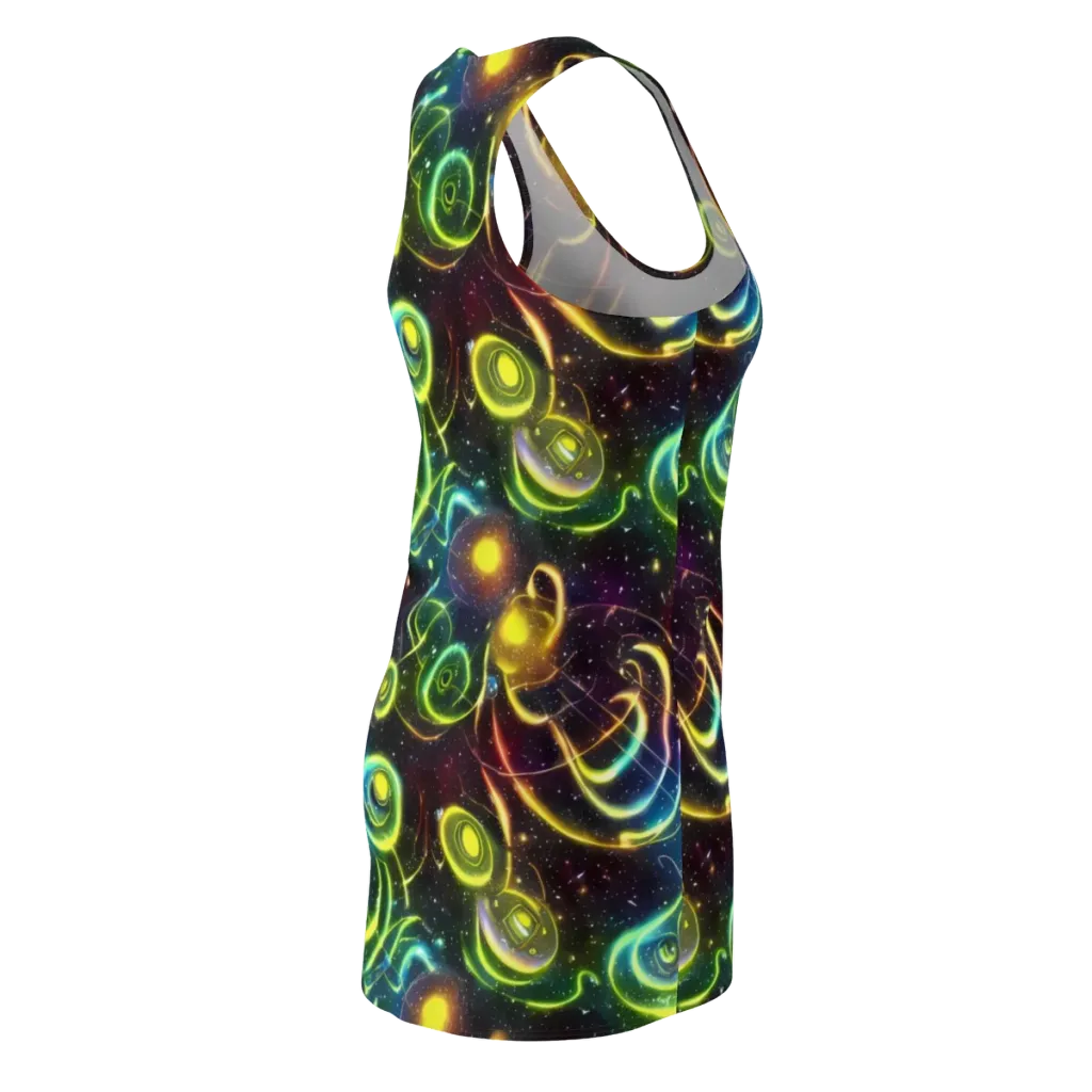 Orbiting Euphoria on Racerback Dress — Back Side