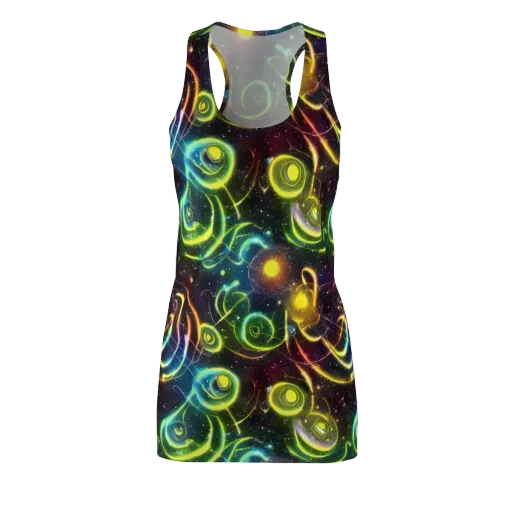 Orbiting Euphoria on a Racerback Dress