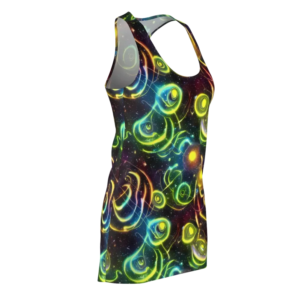 Orbiting Euphoria on Racerback Dress — Front Side