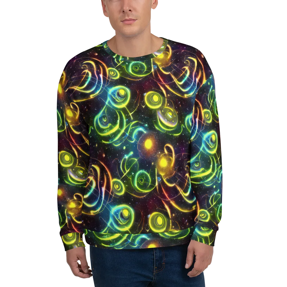 Orbiting Euphoria on Sweatshirt — Front
