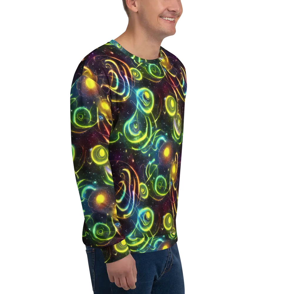 Orbiting Euphoria on Sweatshirt — Right Front