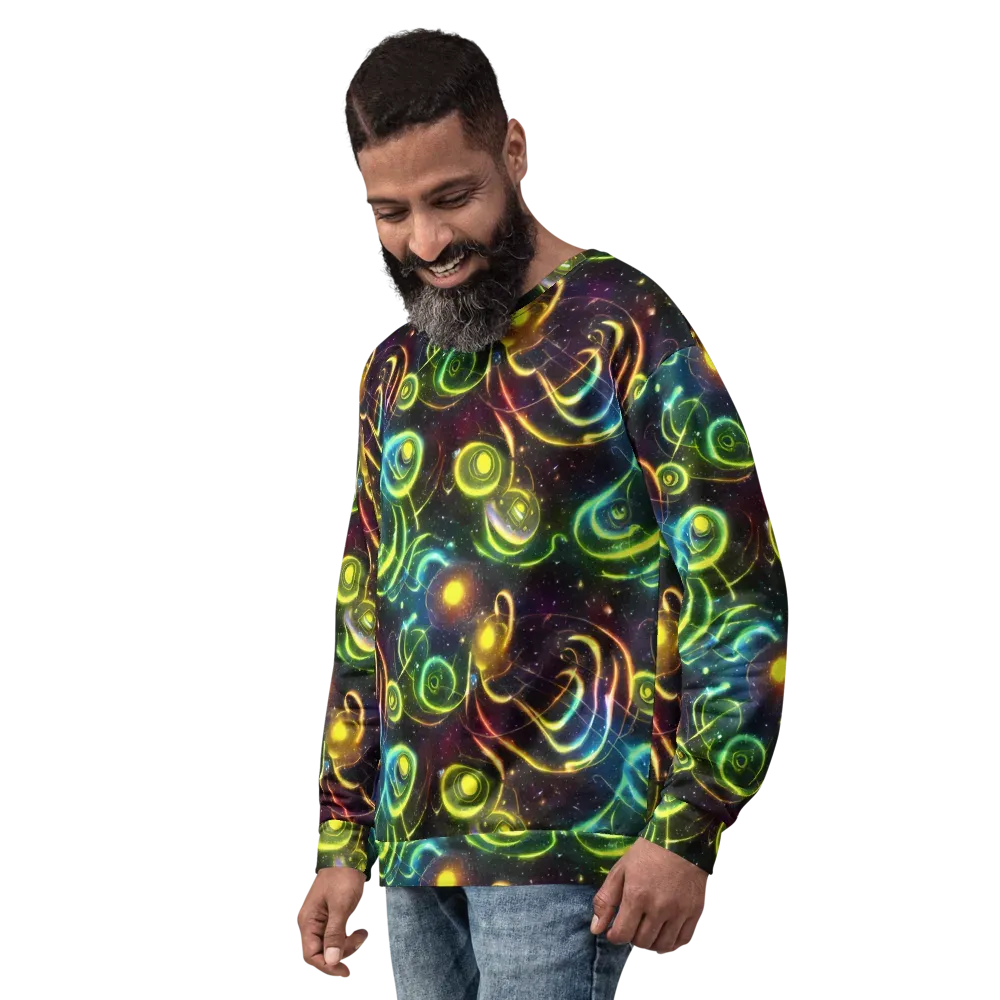 Orbiting Euphoria on Sweatshirt — Left Front