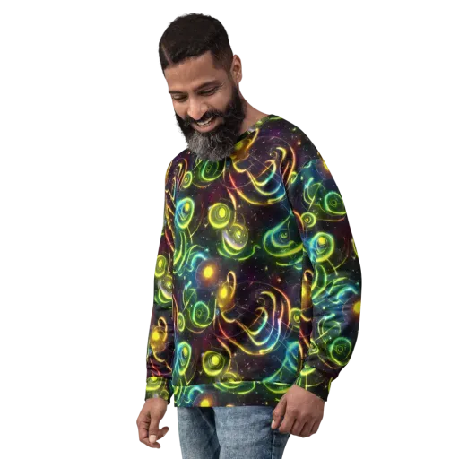 Orbiting Euphoria on a Sweatshirt