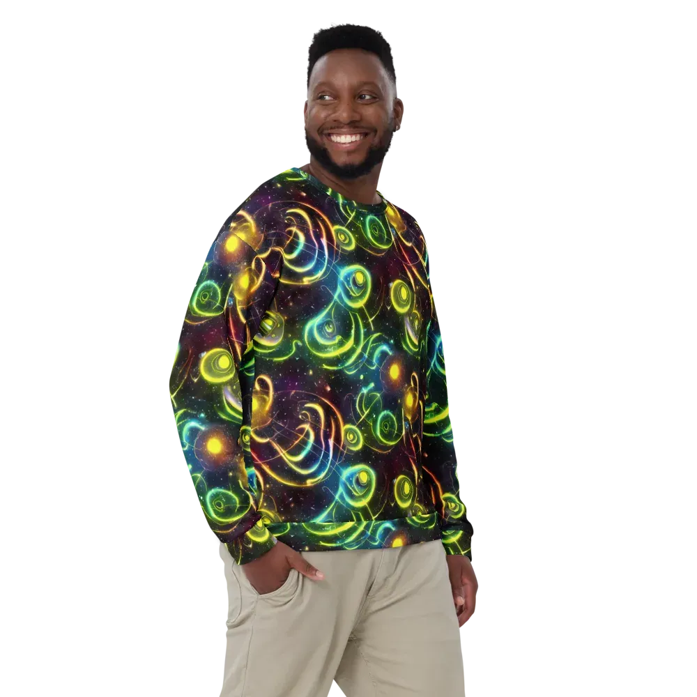 Orbiting Euphoria on Sweatshirt — Front