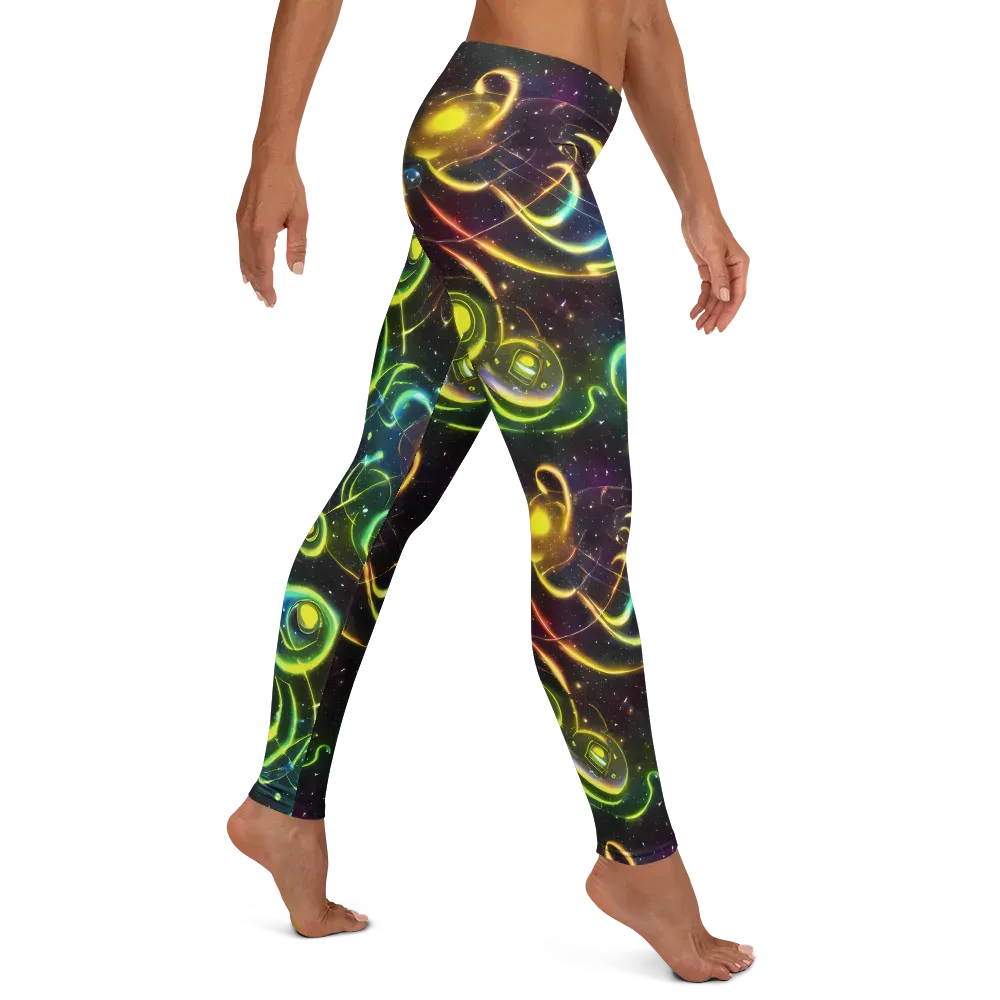 Orbiting Euphoria on Leggings — Right