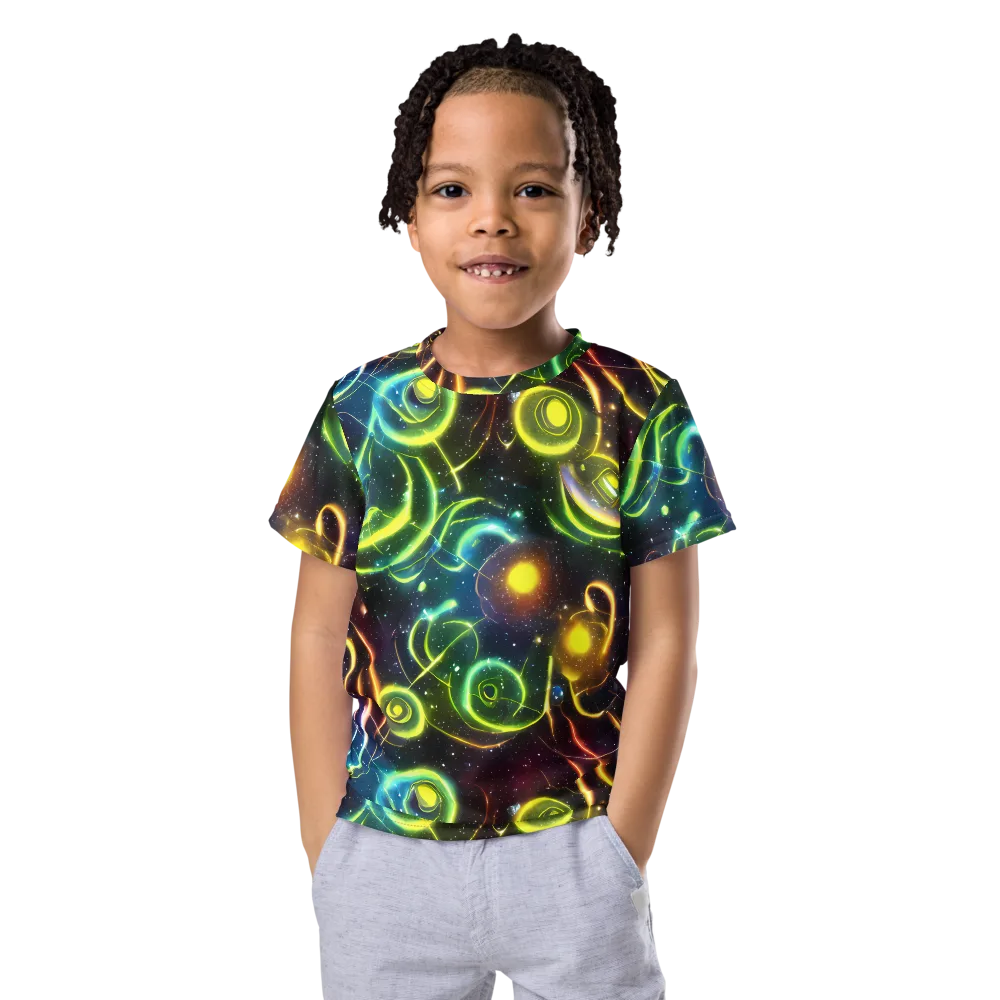 Orbiting Euphoria on Kids Crew Neck T-Shirt — Front