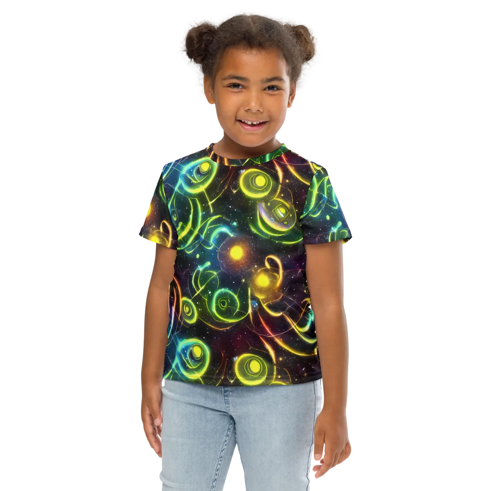 Orbiting Euphoria on Kids Crew Neck T-Shirt — Front