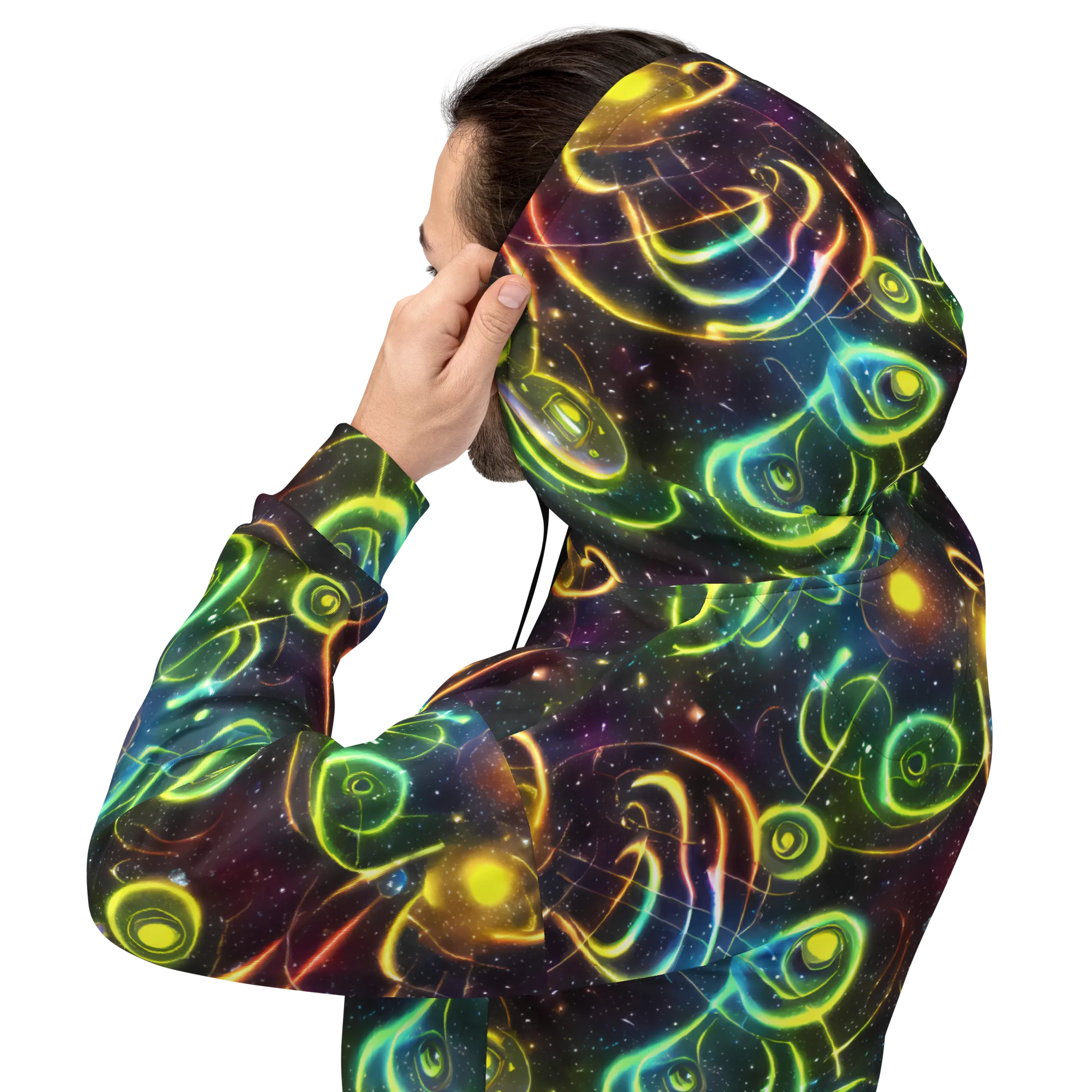 Orbiting Euphoria on Hoodie — Back