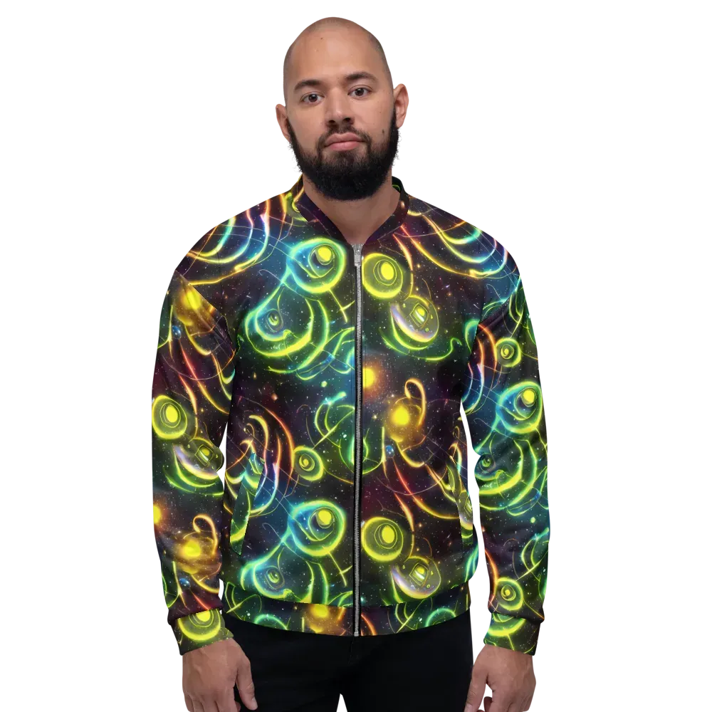 Orbiting Euphoria on Bomber Jacket — Front