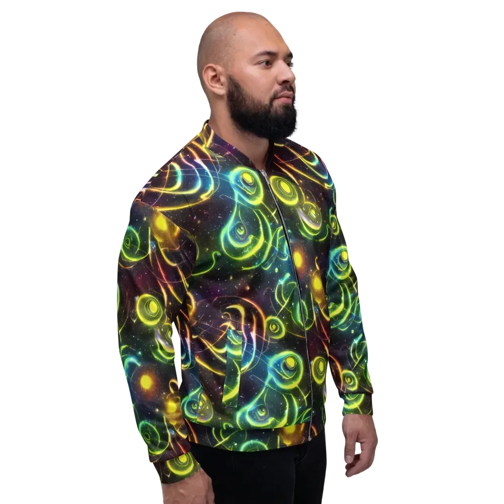 Orbiting Euphoria on Bomber Jacket — Right
