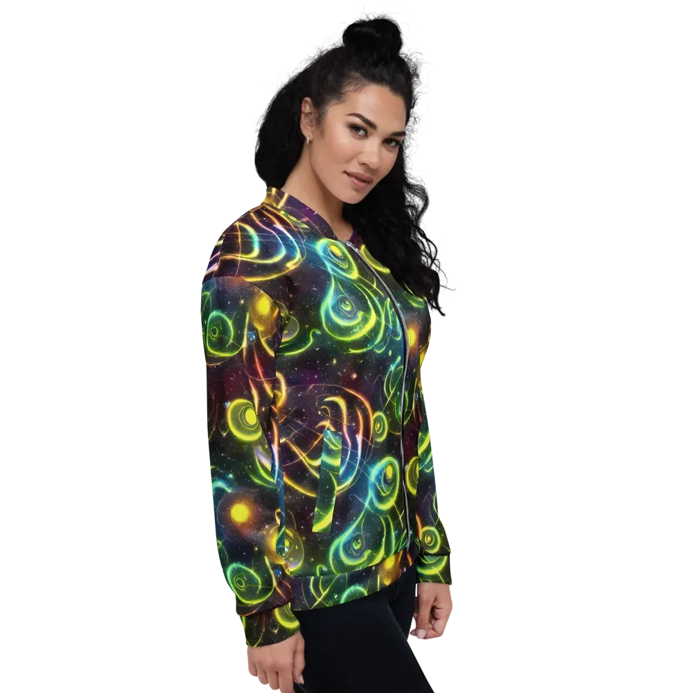 Orbiting Euphoria on Bomber Jacket — Right