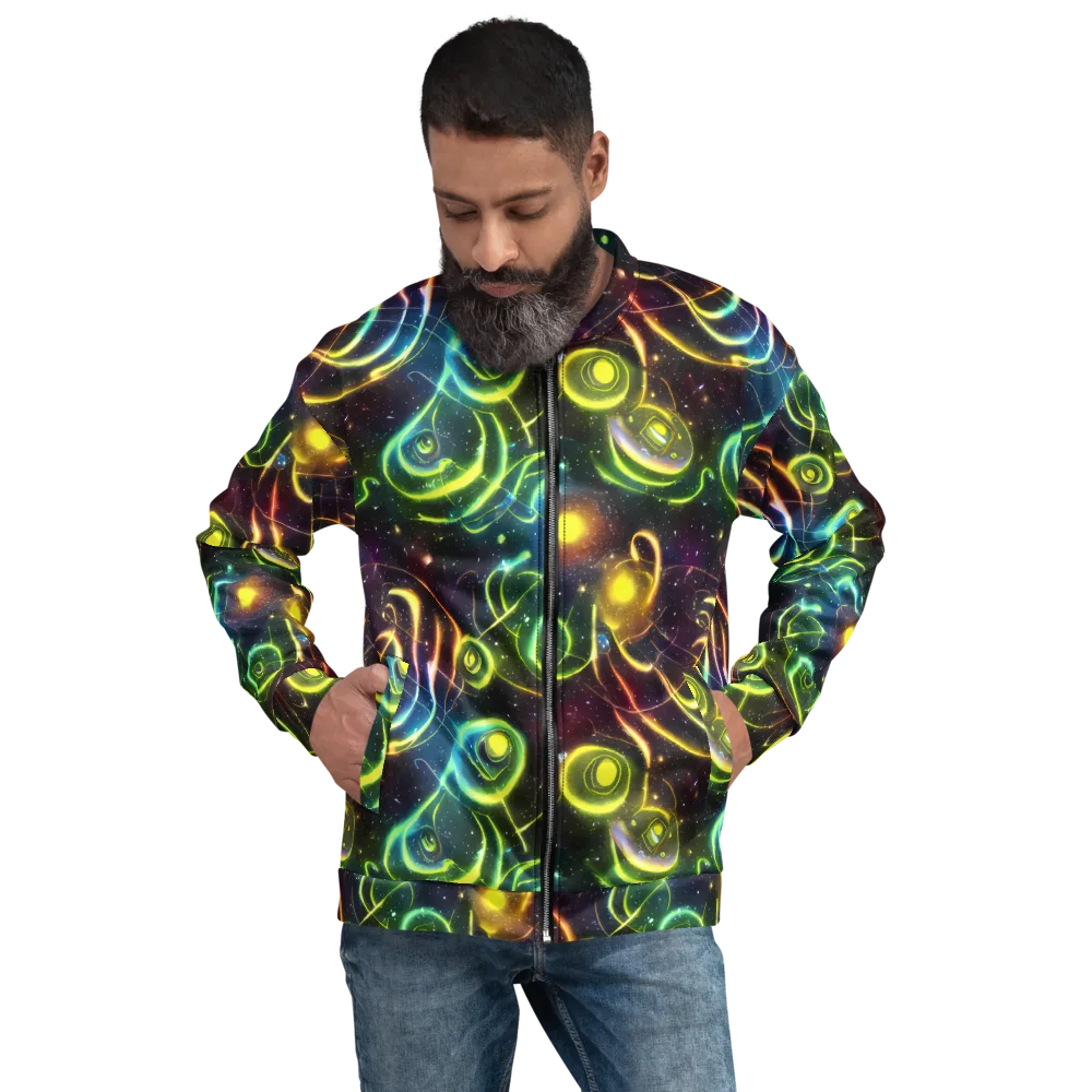 Orbiting Euphoria on Bomber Jacket — Front