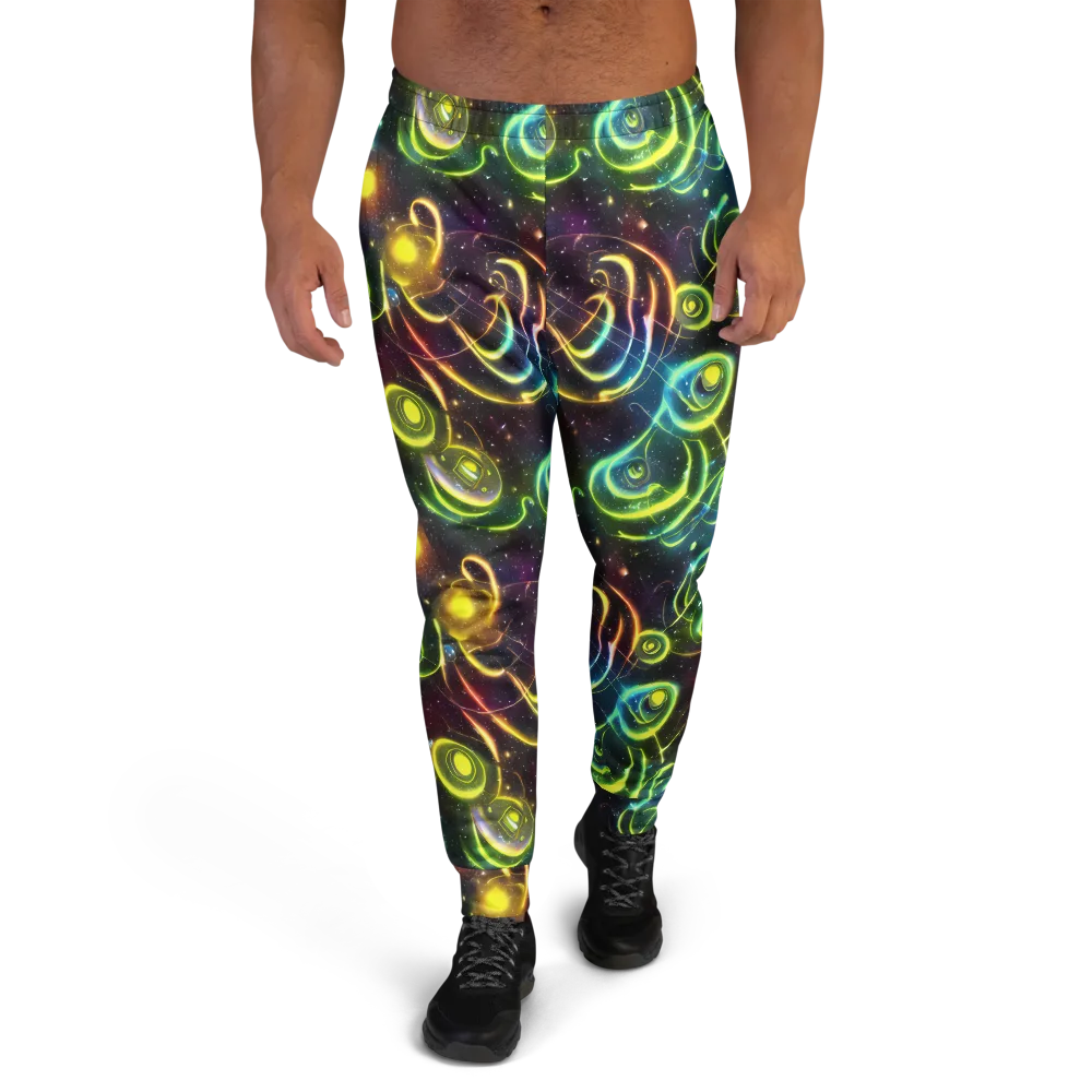 Orbiting Euphoria on Men's Joggers — Front