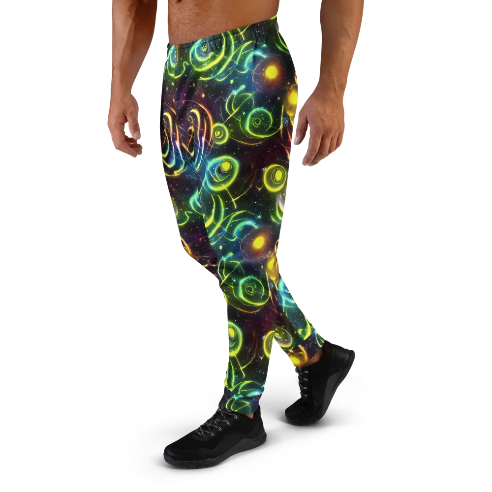 Orbiting Euphoria on Men's Joggers — Left