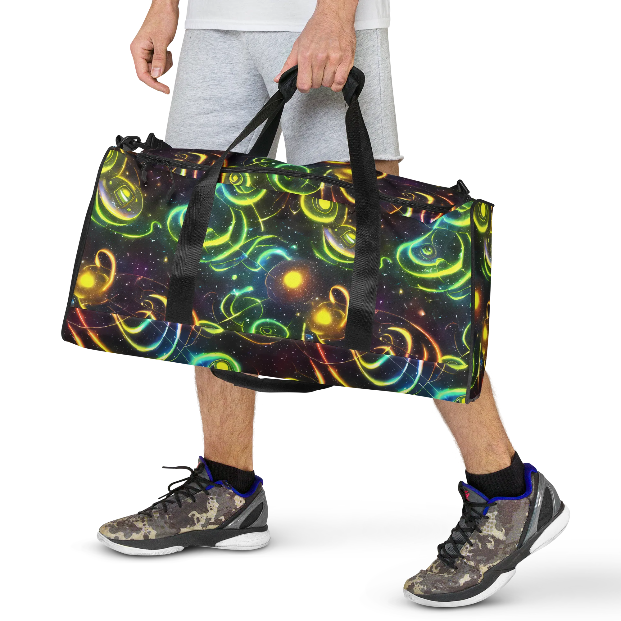 Orbiting Euphoria on Duffle Bag — Front