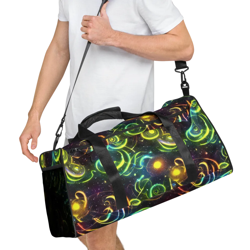 Orbiting Euphoria on Duffle Bag — Right Front