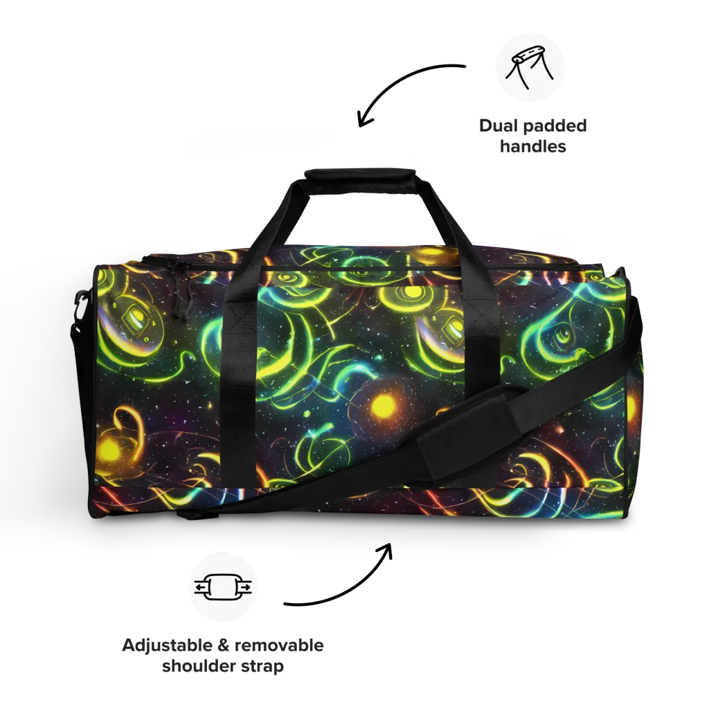 Orbiting Euphoria on Duffle Bag — Front