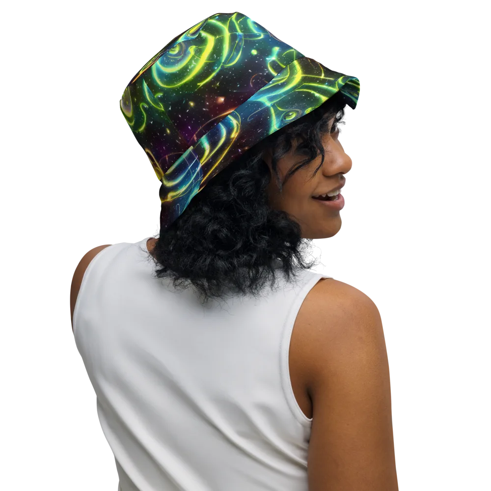 Orbiting Euphoria on Reversible Bucket Hat — Right Outside