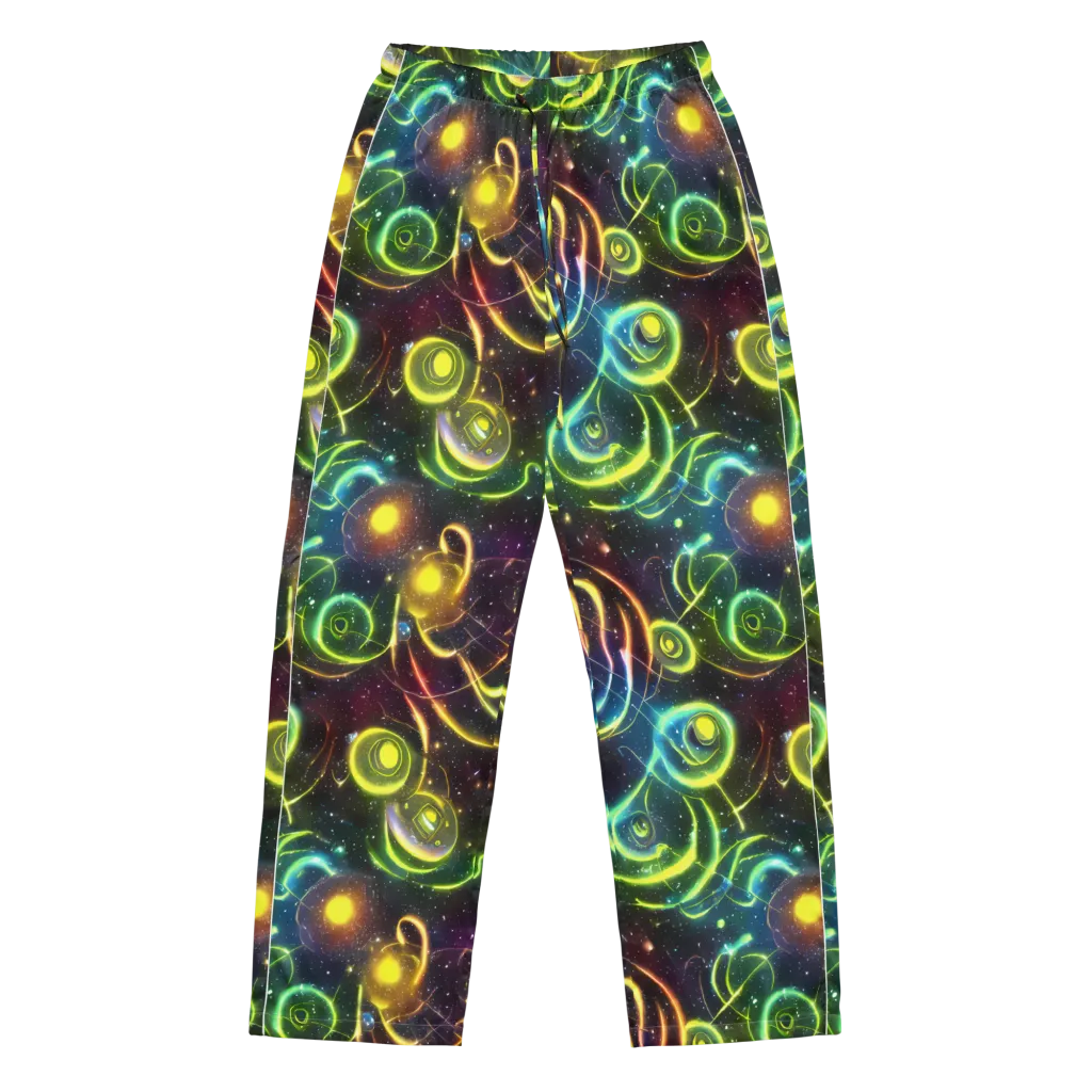 Orbiting Euphoria on Women's Pajama Pants — Front