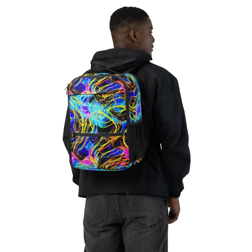 Galaxy Flux on Utility Backpack — Back