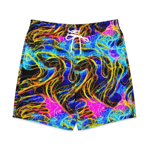 Galaxy Flux on a Men's Board Shorts