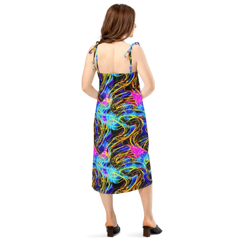 Galaxy Flux on Slip Dress — Back
