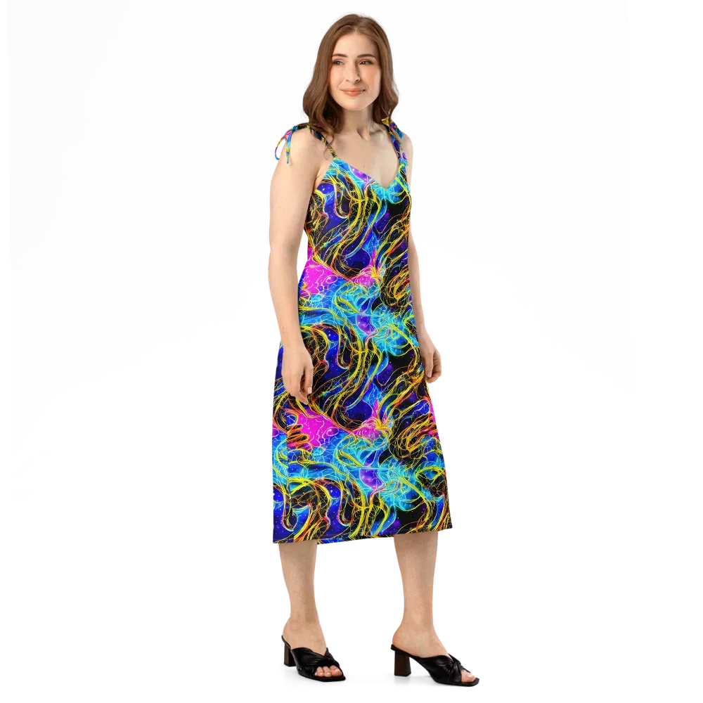 Galaxy Flux on Slip Dress — Right Front