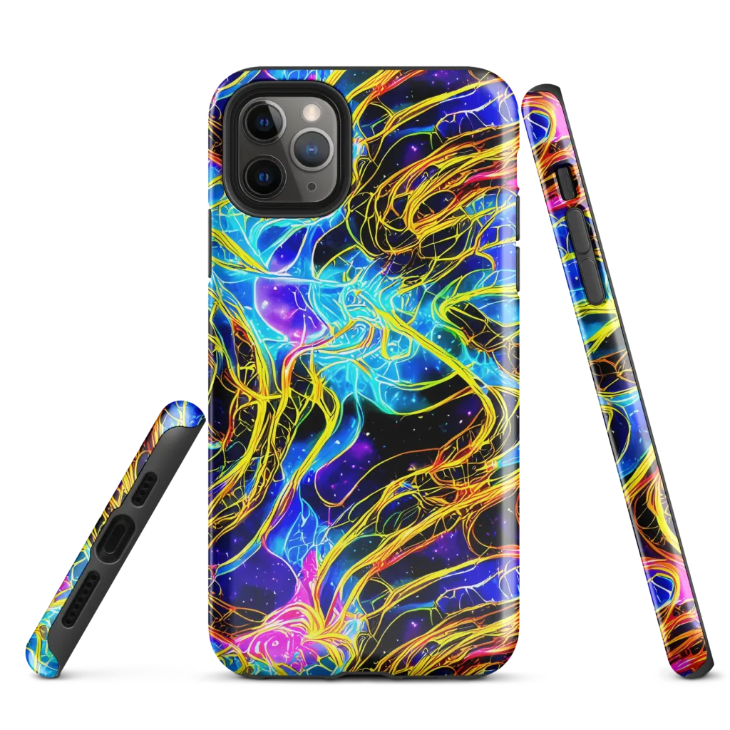 Galaxy Flux on Tough Case for iPhone® — Front