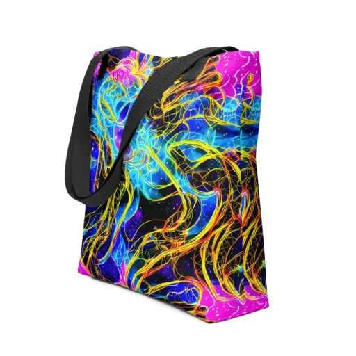Galaxy Flux on a Tote Bag