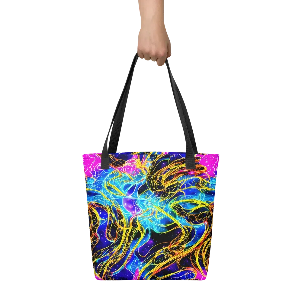 Galaxy Flux on Tote Bag — Front