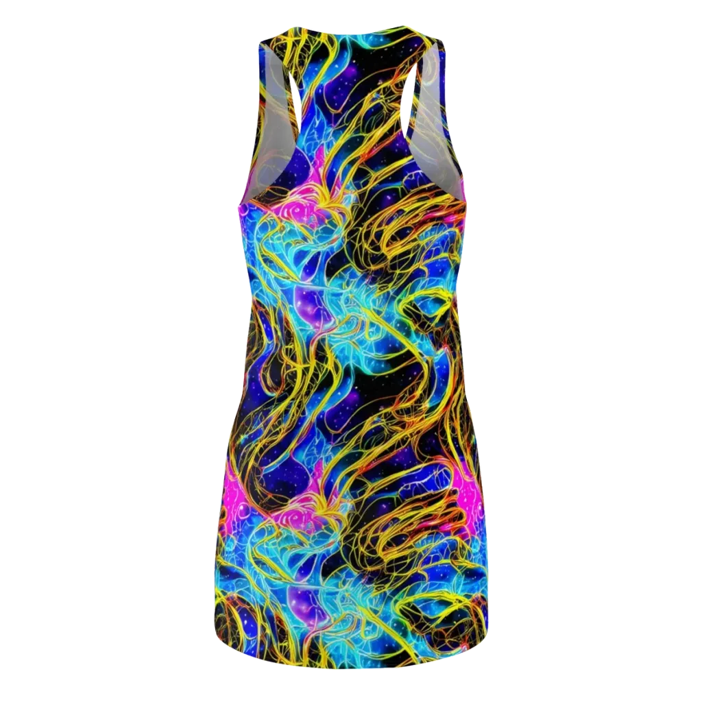 Galaxy Flux on Racerback Dress — Back