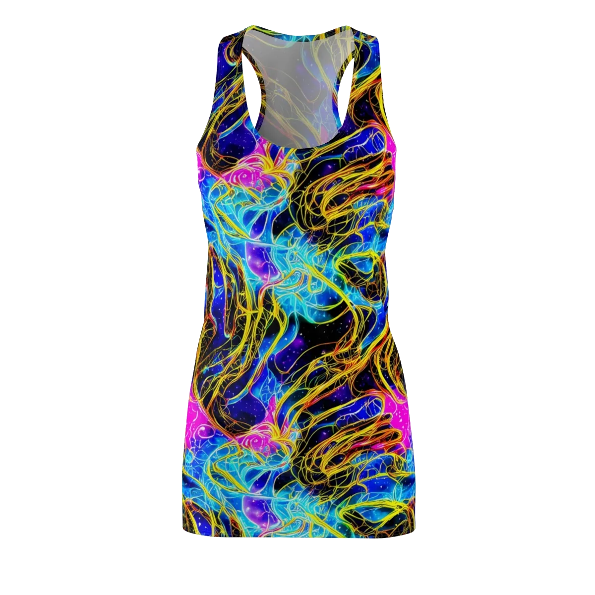 Galaxy Flux on Racerback Dress — Front