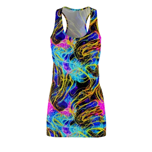 Galaxy Flux on a Racerback Dress