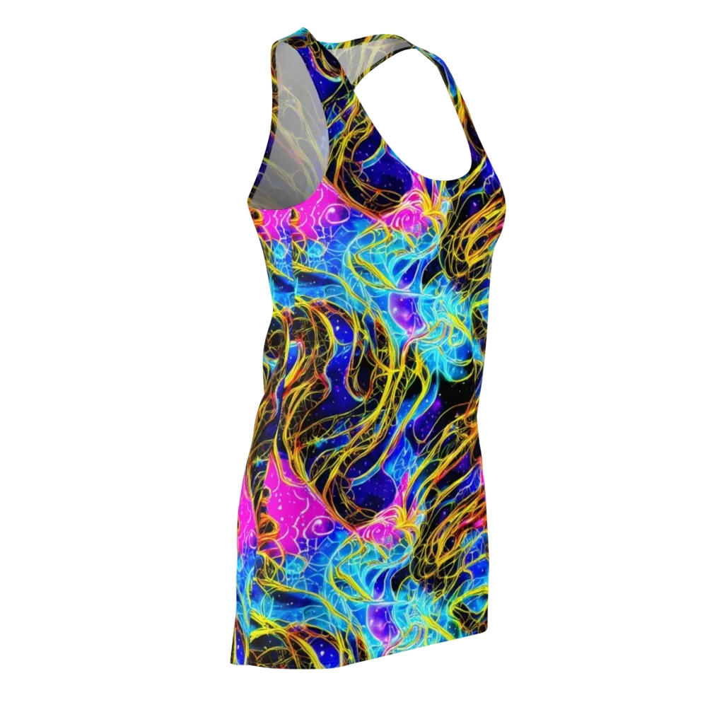 Galaxy Flux on Racerback Dress — Front Side