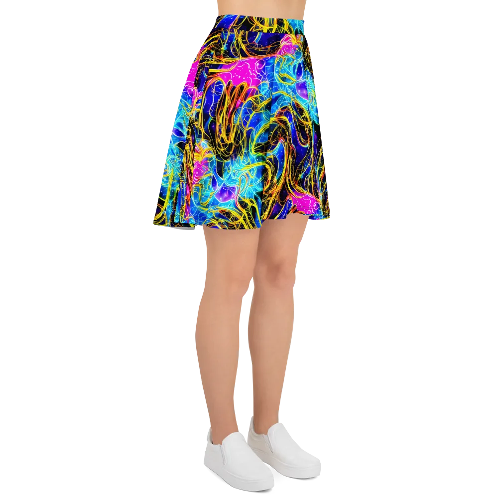 Galaxy Flux on Skater Skirt — Right