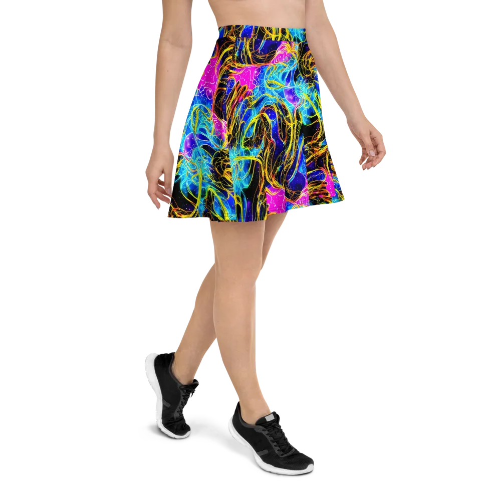 Galaxy Flux on Skater Skirt — Right
