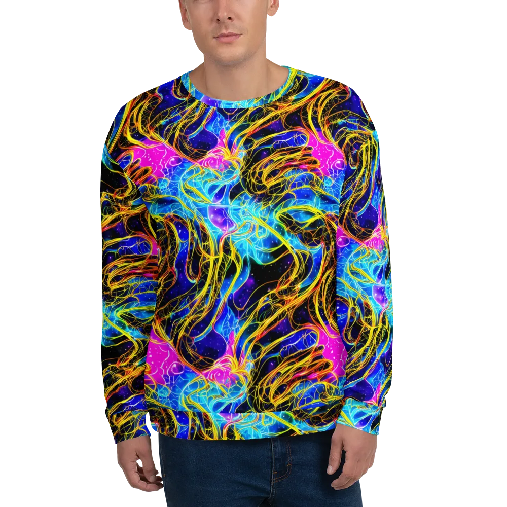 Galaxy Flux on Sweatshirt — Front