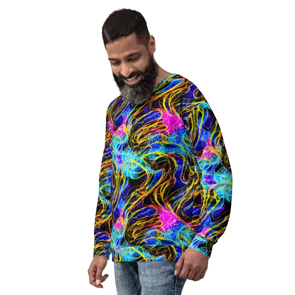 Galaxy Flux on Sweatshirt — Left Front