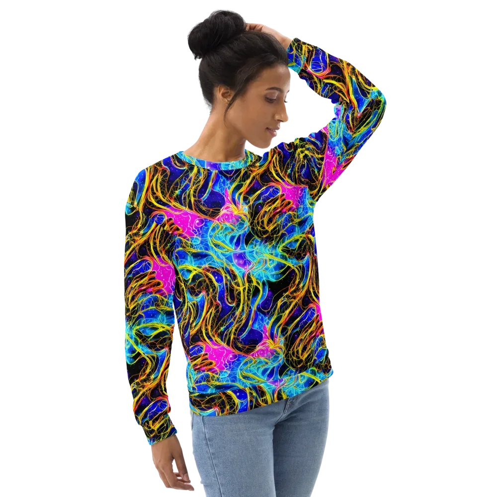 Galaxy Flux on Sweatshirt — Right Front