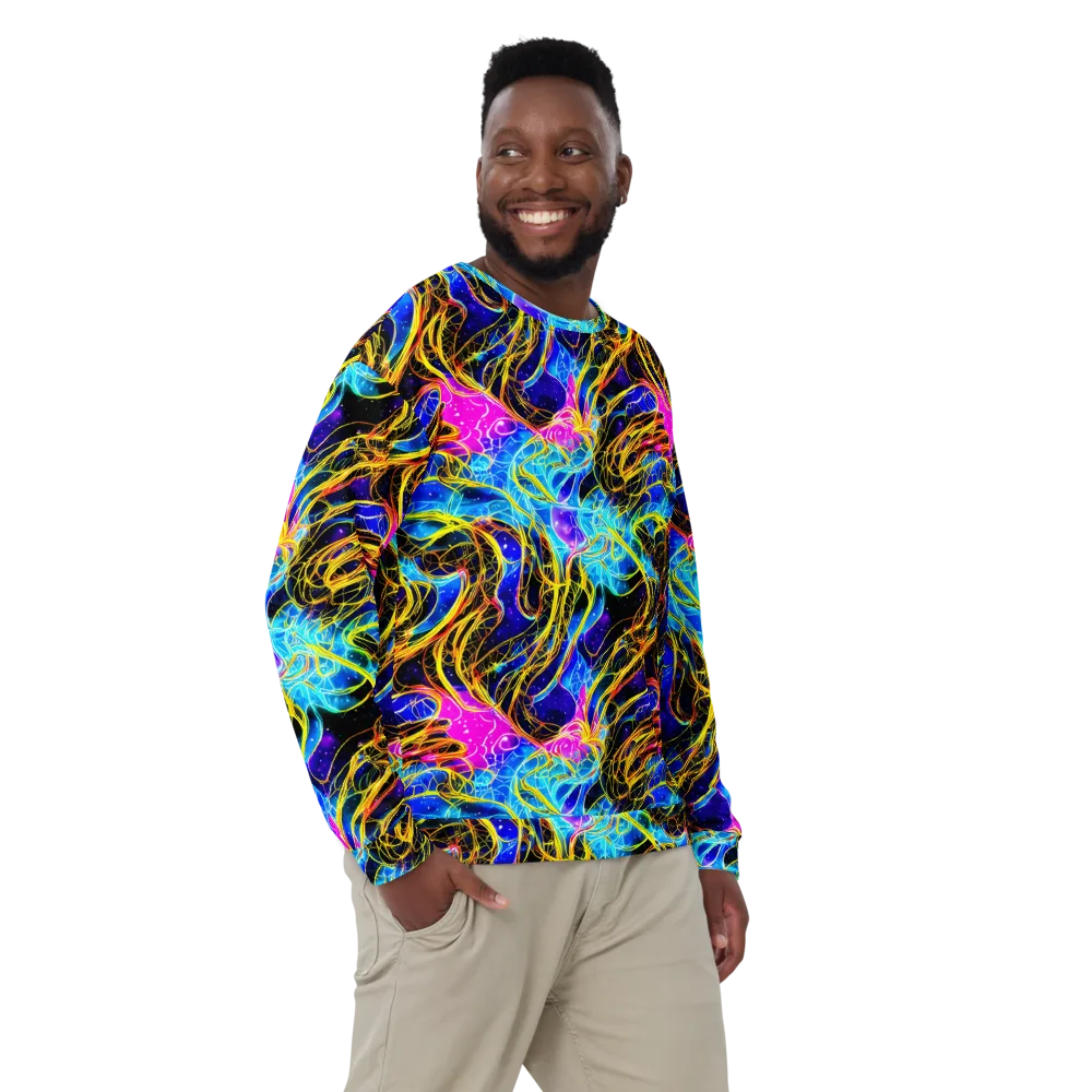 Galaxy Flux on Sweatshirt — Front