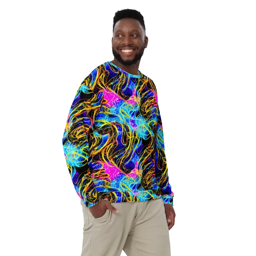 Galaxy Flux on Sweatshirt — Front
