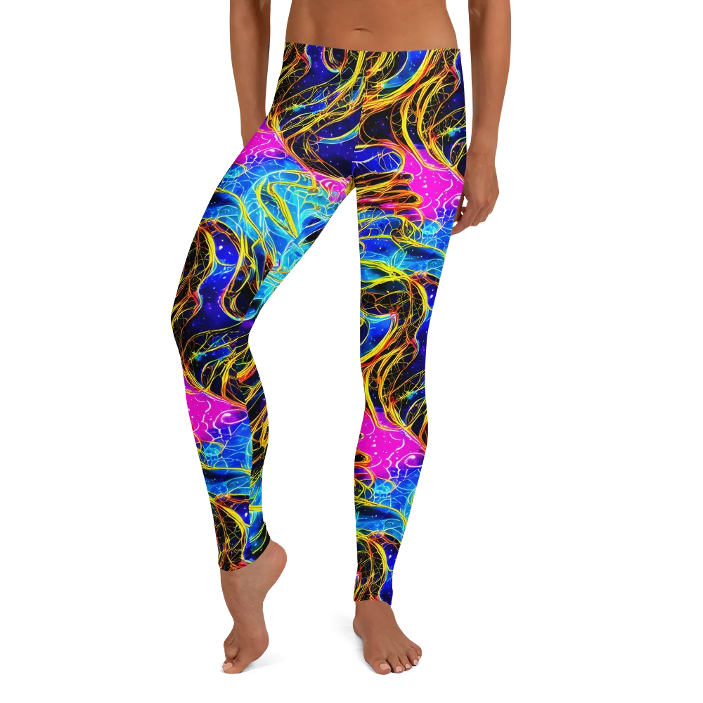 Galaxy Flux on Leggings — Front