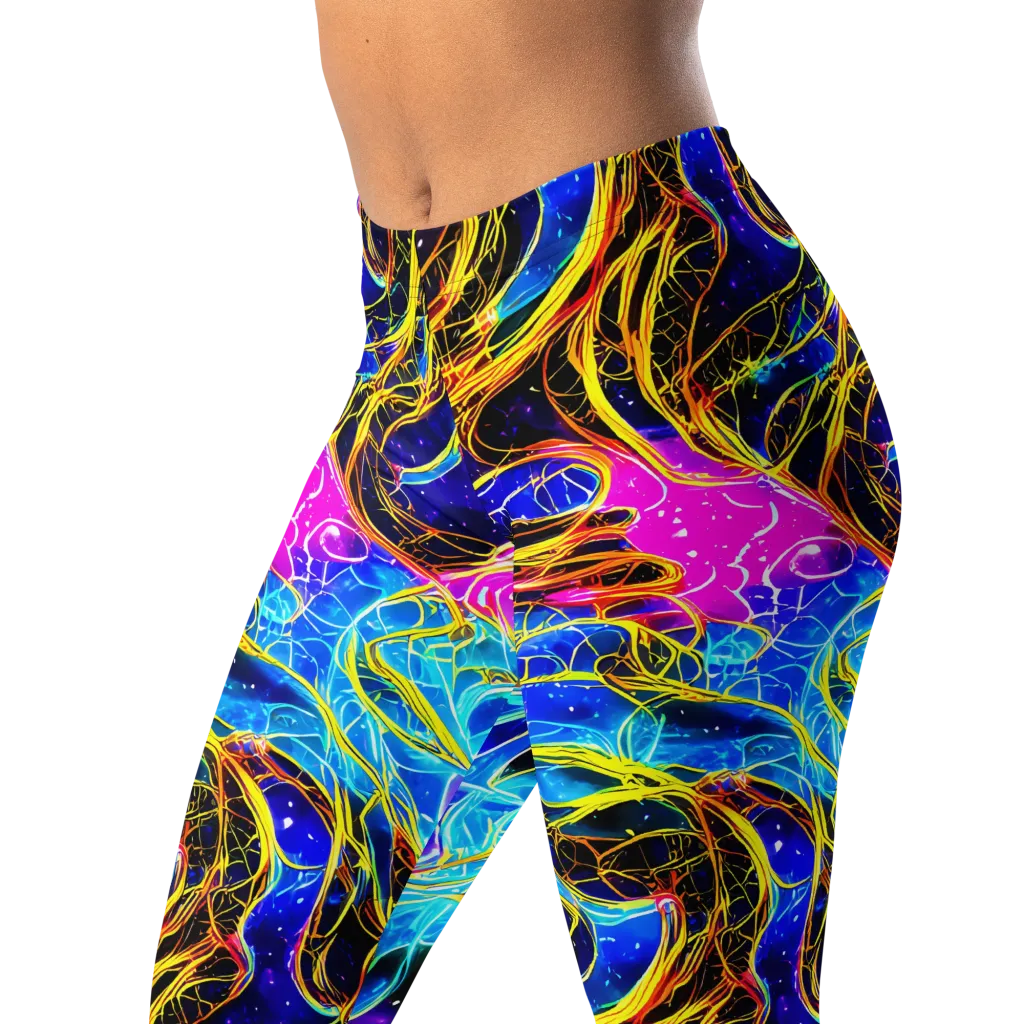 Galaxy Flux on Leggings — Left Front