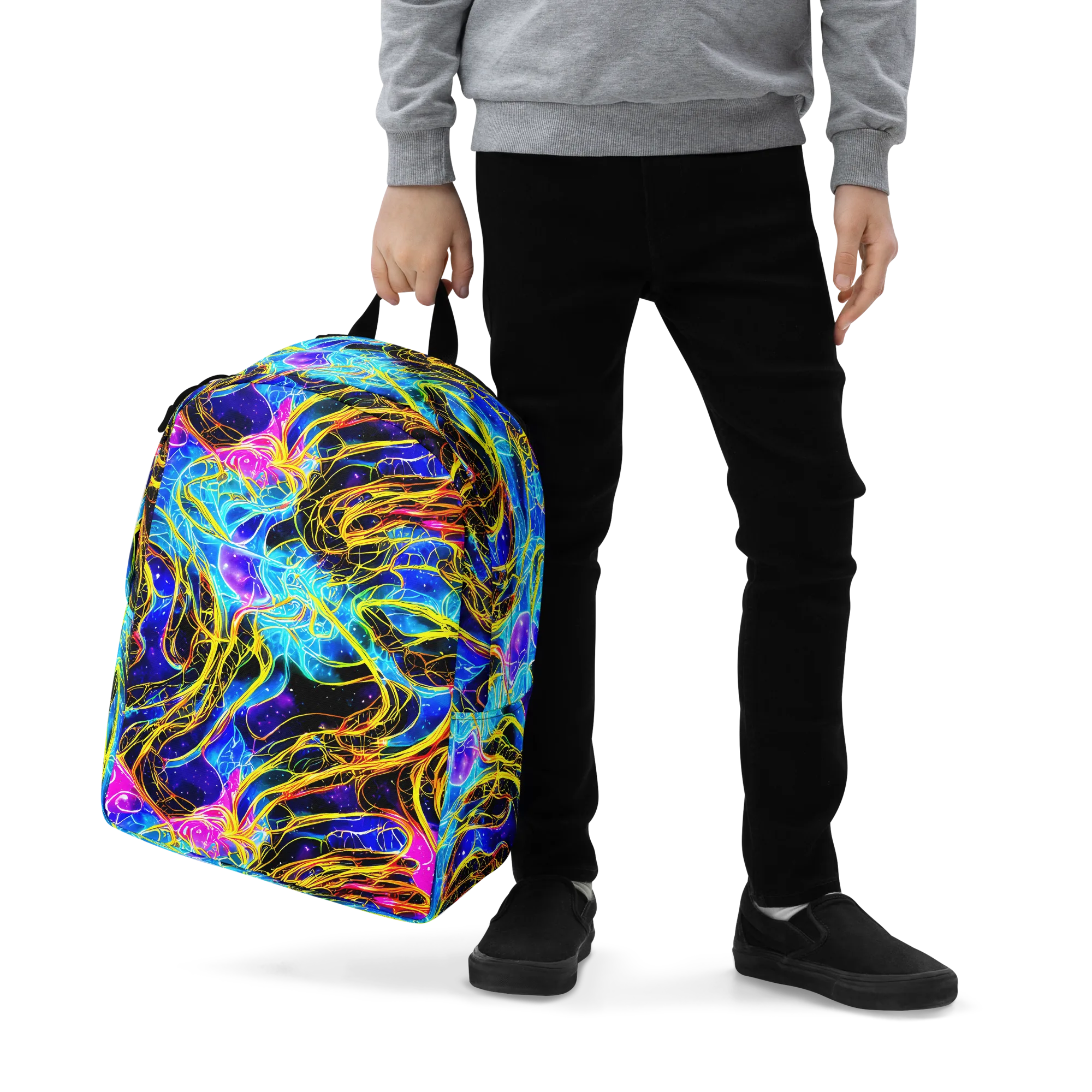 Galaxy Flux on Minimalist Backpack — Zoomed-in