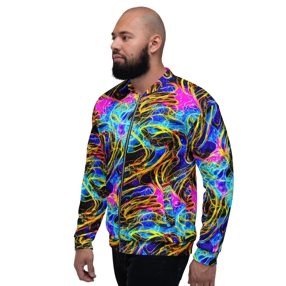 Galaxy Flux on Bomber Jacket — Left